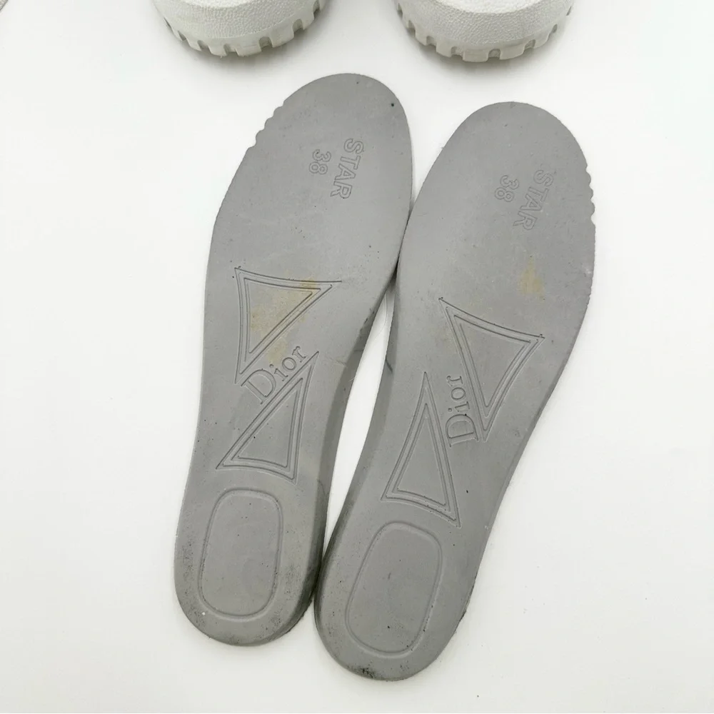 Dior D-Player High Top Quilted Nylon Sneakers Women’s